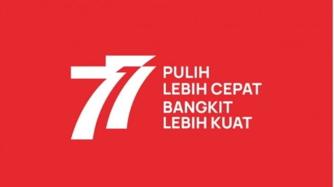 Arti Logo HUT RI ke 77, Begini Makna Visualisasi dan Filosofinya