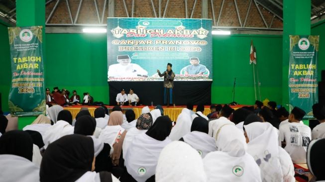 Demi Kemajuan Bangsa, Santri dan Ustadz Bumi Silampari Deklarasi Ganjar Presiden
