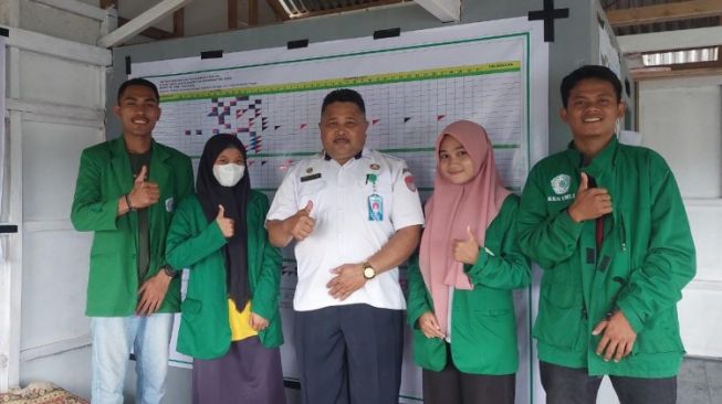 Kunjungi Posko, Sekcam Balut Apresiasi Kinerja KKN
