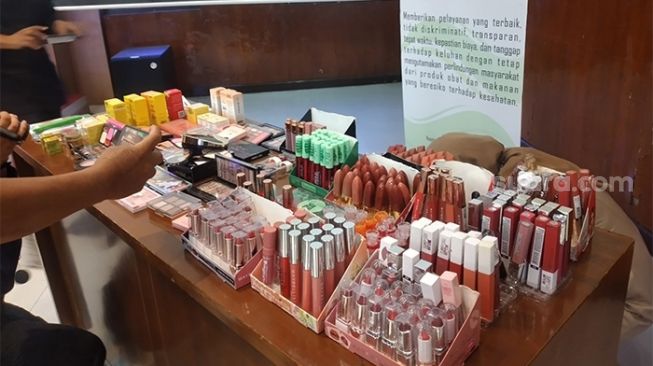 Kosmetik Ilegal Senilai Rp1,5 Miliar Berhasil Dibongkar BBPOM Pekanbaru