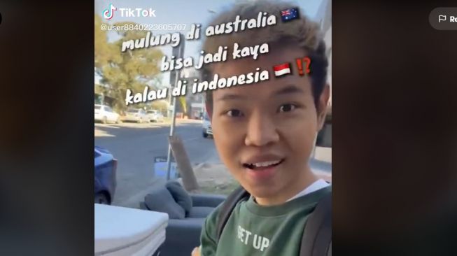 Video TikTok Viral Barang Bagus Sudah Dibuang di Australia, WNI: Jiwa Mulungku Meronta-ronta