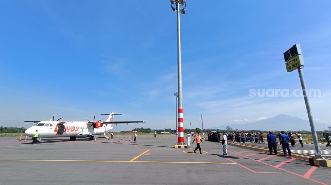 Wings Air Terbang Perdana di Bandara JB Soedirman, Pemkab Purbalingga Siapkan Tiga Langkah Agar Okupansi Maksimal