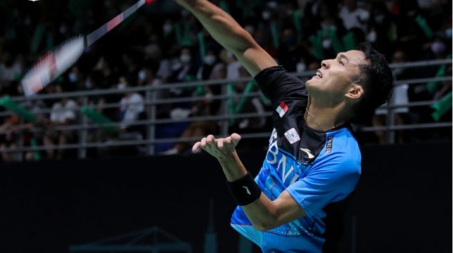 Jonatan Christie, tunggal putra Indonesia duduki unggulan ketujuh di Kejuaraan Dunia 2022 (PBSI/Twitter @INABadminton)