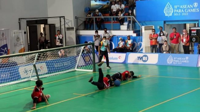 Tim Goalball Putra Indonesia Gagal Raih Medali Emas ASEAN Para Games 2022