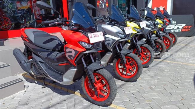 Aprilia SR GT 200 dalam berbagai balutan warna. (Suara.com/Cesar Uji Tawakal)