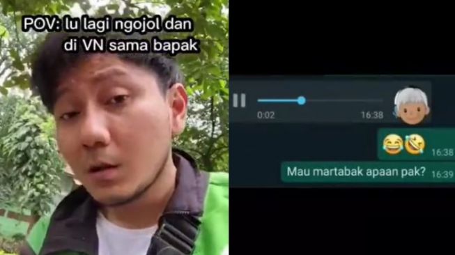 Driver Lagi Ngojol Dapat VN Kocak dari Bapak, Warganet: Bapaknya Gaul Banget