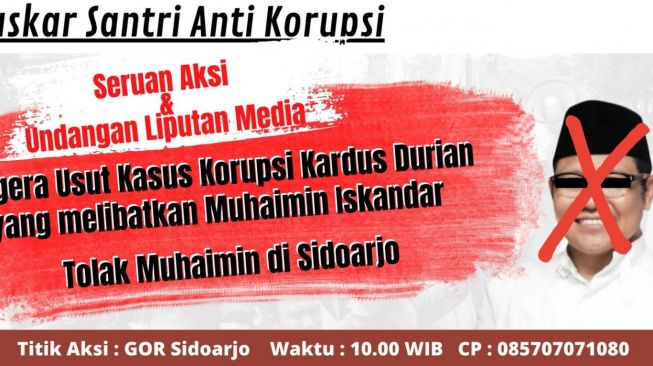 Beredar Poster Tolak Muhaimin Iskandar di Sidoarjo, PKB Adukan ke Polisi