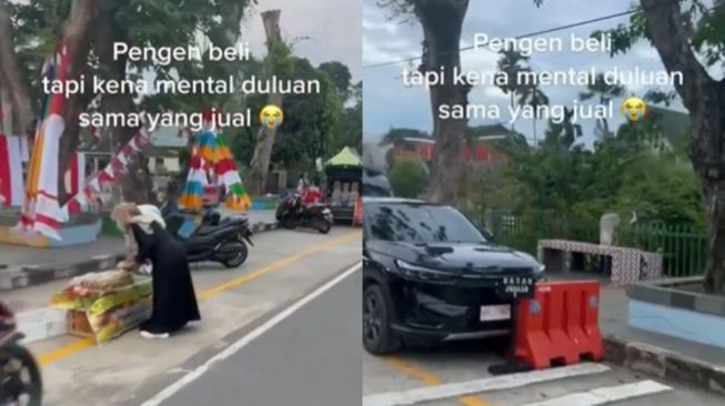 Wanita Ini Niat Beli Makanan di Pinggir Jalan, Malah Kena Mental Duluan