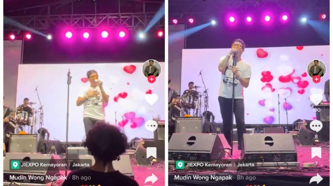 Andika Kangen Band cs di Indothrift Fest 2022 (TikTok/@ceritamudin)