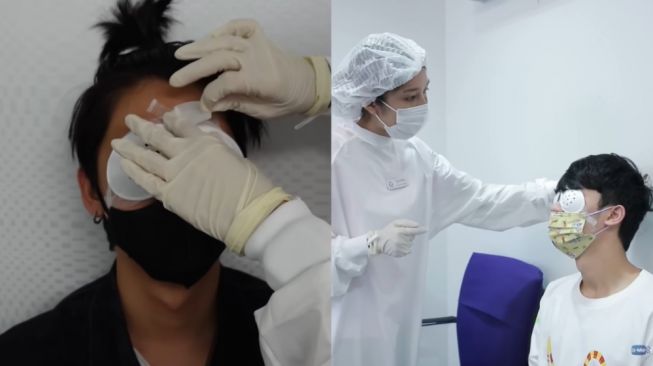 Tay Tawan dan Sing Harit Menjalankan Operasi Lasik untuk Matanya