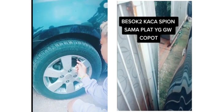 Lihat Nissan Grand Livina Parkir Depan Pagar Rumah Orang, Emak-emak Ini Langsung Beri Efek Jera