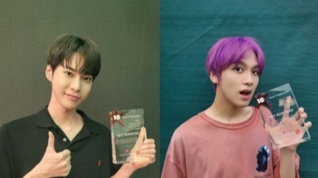 Raih Piala Best K-Drama OST, Doyoung dan Haechan NCT Ucapkan Terima Kasih