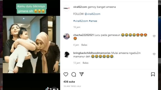 Ashanty dan Aurel Gemas Sama Ameena: Kamu Dulu Bikinnya Gimana Sih?