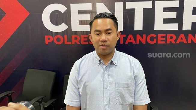 Kasatreskrim Polresta Tangerang Kompol Zamrul Aini saat ditemui di kantornya, Selasa (9/8/2022). [SuaraJakarta.id/Wivy Hikmatullah]