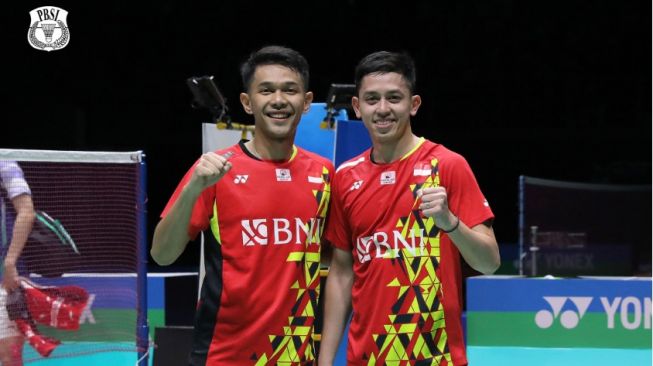 Fajar Alfian/M. Rian Ardianto, wakil Indonesia akan bertanding di Japan Open 2022 (PBSI, Twitter @INABadminton)