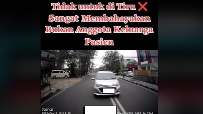 Bukan Keluarga Pasien tetapi Nekat Buntuti Ambulans, Sopir Daihatsu Sigra Langsung Kena Karma Instan