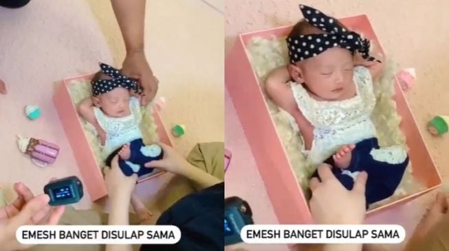 Potret Gemas Anak Ria Ricis saat Photoshoot (YouTube/Ricis Official)