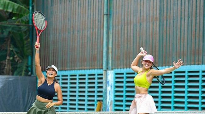 Potret Pevita Pearce Main Tenis (Instagram/@pevpearce)