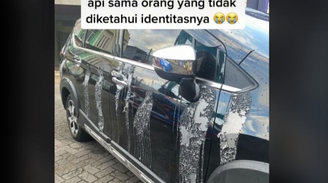 Curhat Pemilik Mitsubishi Xpander Kena Apes, Ban Dikempesin Hingga Bodi Mobil Disiram Soda Api oleh Orang Tak Dikenal