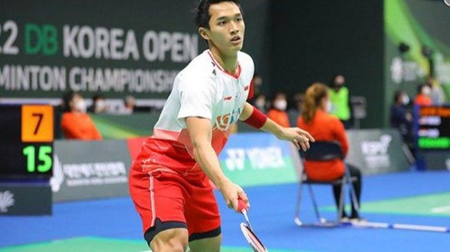 Jonatan Christie, tunggal putra Indonesia akan bertanding di Japan Open 2022 (PBSI, Twitter @INABadminton)