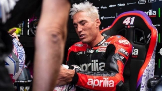 Aleix Espargaro usai MotoGP Inggris 2022 (Instagram)