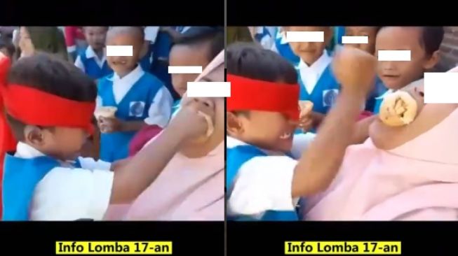 Video Lomba 17-an, Anak Jejalkan Roti ke Mulut Ibu Barbar Seperti Dendam Kesumat, Tuai Pro Kontra