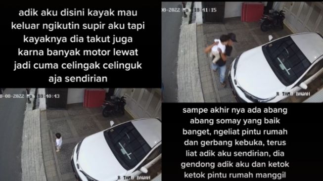 Video Tukang Siomay Selamatkan Bocah Keluar Rumah tanpa Penjagaan Orang Tua, Netizen: Abangnya Baik Banget