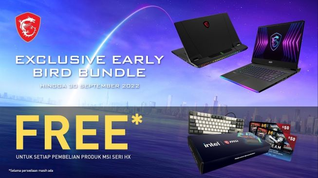 Laptop Gaming Terbaru MSI Disemati Intel Seri HX Resmi, Harganya Fantastis