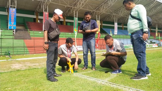 Jelang Liga 2, LIB Uji Kelayakan Stadion Teladan Medan
