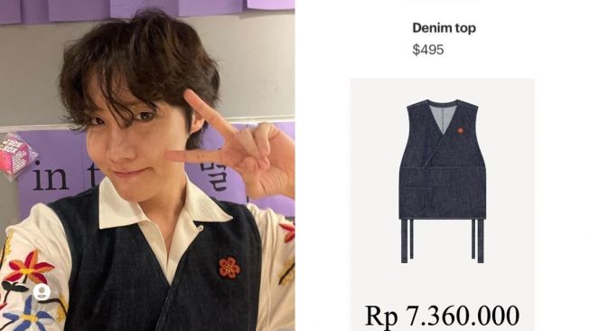 outfit J-Hope BTS di radio MBC (Instagram/@bangtan_outfit)