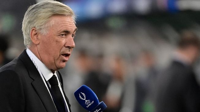 Pelatih Real Madrid, Carlo Ancelotti. [JAVIER SORIANO / AFP]