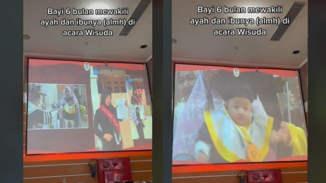 Momen Haru Bayi 6 Bulan Wakili Wisuda Ibunya karena Meninggal Setelah Melahirkan