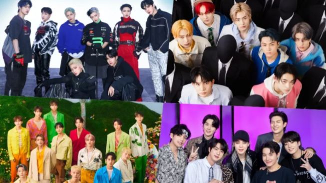 ATEEZ, ENHYPEN, SEVENTEEN hingga BTS Dominasi Chart Album Dunia Billboard!