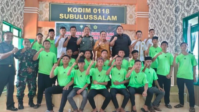 Wali Kota Subulussalam Lepas Kontingen Liga Santri Piala Kasad 2022