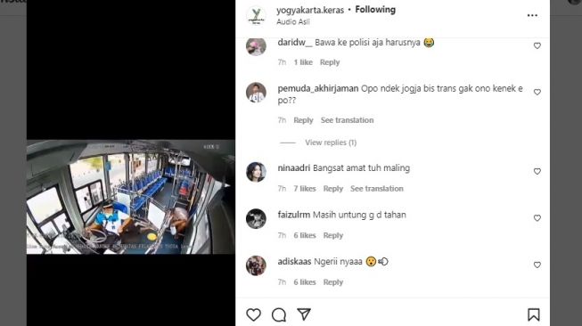 Viral, Tas Sopir Trans Jogja Diduga Bakal Direbut Maling Perempuan, Begini Kronologinya