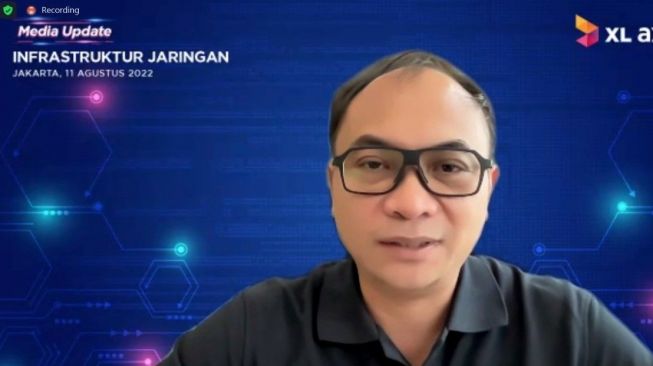 Chief Technology Officer XL Axiata I Gede Darmayusa dalam Update Jaringan XL Axiata, Kamis (12/8/2022). [XL Axiata]