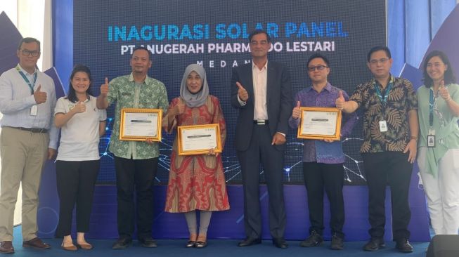 Peresmian Solar Panel Kedua PT Anugerah Pharmindo Lestari di Medan