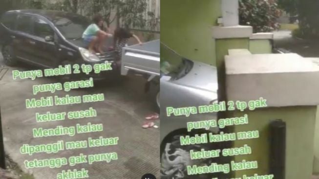 Penghuni Rumah Curhat Tetangga Punya Dua Mobil Tanpa Garasi, Warganet: Zalim