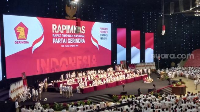 Rapimnas Partai Gerindra di Sentul Bakal Kedatangan Tamu Istimewa Besok