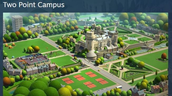 Two Point Campus dirilis di berbagai platform seperti PS4, Xbox One, Nintendo Switch, dan PC [screenshot store.steampowered.com]