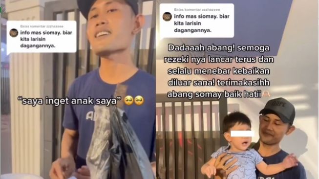 Ingat Anak Jadi Alasan Penjual Siomay yang Viral karena Selamatkan Balita di Halaman Garasi, Netizen Ikut Terharu