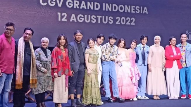 Gala premier film 12 Cerita Glen Anggara yang berlangsung di Grand Indonesia, Jakarta Pusat, Jumat (12/8/2022) malam. [Rena Pangesti/Suara.com]