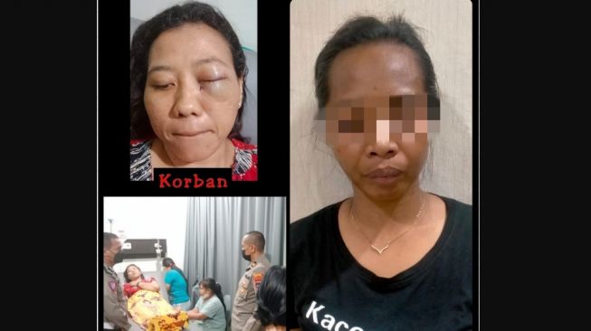 Jotos Istri Sah Selingkuhannya, NH Dibawa ke Polsek Liang Anggang Banjarbaru