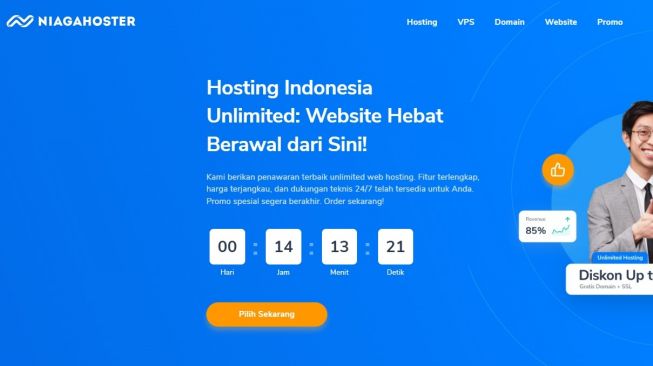 Niagahoster memuncaki daftar web hosting terbaik 2022. [Dok Niagahoster]