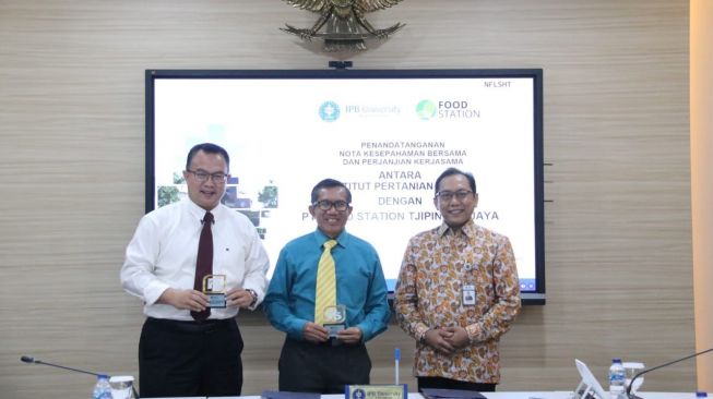 Food Station Gandeng IPB Garap Pengembangan Teknologi Pertanian Berkelanjutan