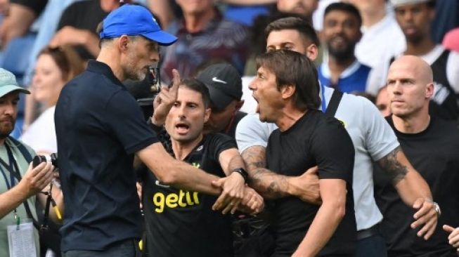 Seru! Chelsea Vs Tottenham Hotspur Berakhir Imbang 2-2, Conte-Tuchel Ribut Kena Kartu Merah