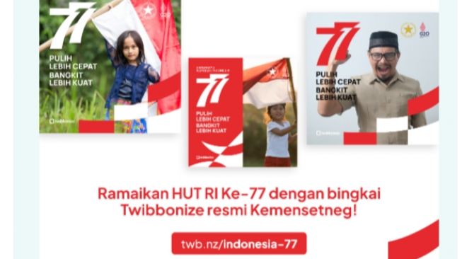 32 Twibbon 17 Agustus 2022 Desain Keren, Siap Meriahkan HUT ke-77 RI!