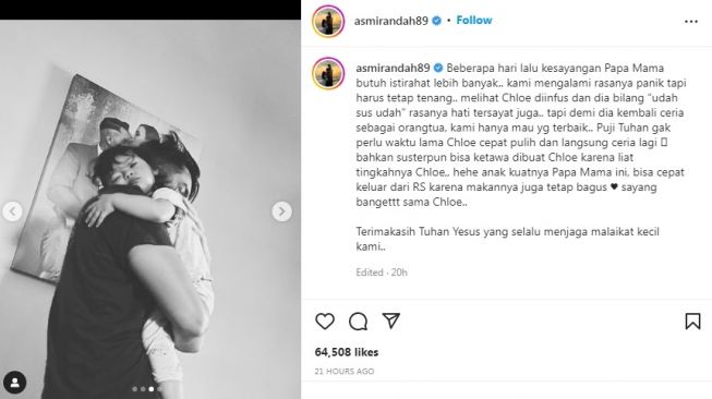 Unggahan Asmirandah [Instagram/@asmirandah89]