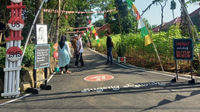 Gang Jokowi di wilayah RT 02 dan RT 03 RW I Puntan, Ngijo, Gunungpati, Kota Semarang. [Istimewa]