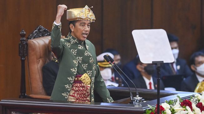 5 Isi Pidato Presiden Jokowi di Sidang Tahunan MPR 2022, Singgung Krisis  Ekonomi sampai Korupsi